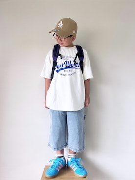 「アイテム（パンツ）」を使った、yo_yoさん（キッズ・127cm）の夏コーディネート