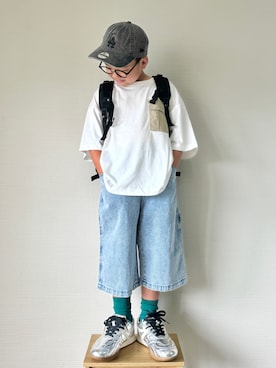 「アイテム（パンツ）」を使った、yo_yoさん（キッズ・127cm）の夏コーディネート