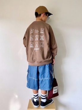 「アイテム（ショルダーバッグ）」を使った、yo_yoさん（キッズ・127cm）の秋コーディネート
