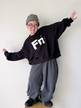 「アイテム（帽子）」を使った、yo_yoさん（キッズ・130cm）の冬コーディネート