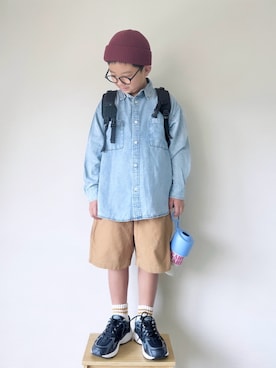 「アイテム（水筒）」を使った、yo_yoさん（キッズ・127cm）の夏コーディネート