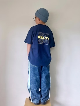 「アイテム（サンダル）」を使った、yo_yoさん（キッズ・127cm）の夏コーディネート