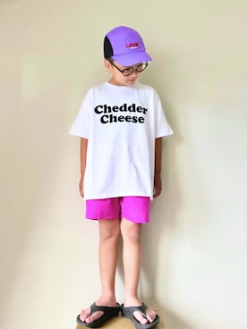 「FREAK'S STORE（フリークスストア）のアイテム（シューズ）」を使った、yo_yoさん（キッズ・120cm）の夏コーディネート