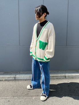 「DRKSHDW by RICK OWENS（ダークシャドウ バイ リックオウエンス）のアイテム」を使った、イトウセイさん（メンズ・170cm）の秋コーディネート