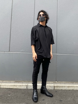 「A.D.S.R.（エーディーエスアール）のアイテム」を使った、イトウセイさん（メンズ・170cm）の夏コーディネート