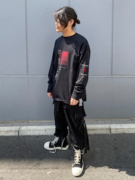 「A4A（エーフォーエー）のアイテム」を使った、イトウセイさん（メンズ・170cm）の秋コーディネート