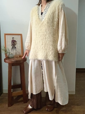 あこさん（骨格ウェーブ・レディース・152cm）の秋コーディネート