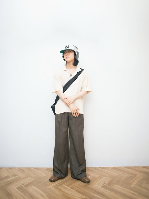 TRICOT PIQUE SLEEVELESS PLEATS TANKTOPS / トリコットピケ