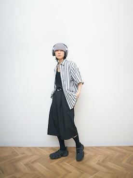 「OAKLEY（オークリー）の＜OAKLEY＞ エッジ アイコン/スニーカー（スニーカー）」を使った、Naotoさん（メンズ・165cm）の夏コーディネート