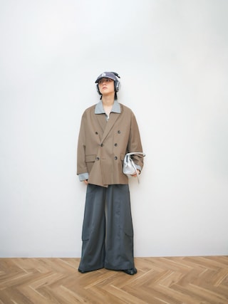 「soerte(ソエルテ)の2WAY DEFORMATION DRIZZLER JACKET/ディフォーメーションドリズラージャケット(ブルゾン)」を使った、Naotoさん(メンズ・165cm)の冬コーディネート