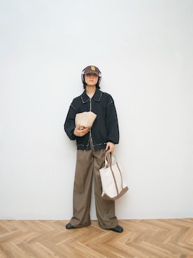 「アイテム（スキンケア）」を使った、Naotoさん（メンズ・165cm）の秋コーディネート