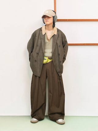 「TOUT VERT(トゥヴェール)のトゥヴェール スムースバリアリップ(リップクリーム)」を使った、Naotoさん(メンズ・165cm)の秋コーディネート