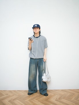 「soerte（ソエルテ）のアイテム」を使った、Naotoさん（メンズ・165cm）の春コーディネート