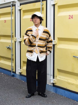 「NEAT（ニート）のアイテム」を使った、Naotoさん（メンズ・165cm）の秋コーディネート