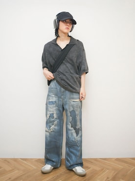 「アイテム（トランクス）」を使った、Naotoさん（メンズ・165cm）の夏コーディネート