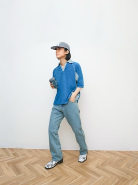 「アイテム（インナーウェア/肌着）」を使った、Naotoさん（メンズ・165cm）の夏コーディネート
