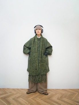 「soerte（ソエルテ）のアイテム」を使った、Naotoさん（メンズ・165cm）の冬コーディネート