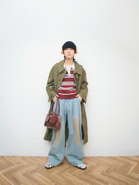 「アイテム（ヘッドフォン/イヤホン）」を使った、Naotoさん（メンズ・165cm）の冬コーディネート