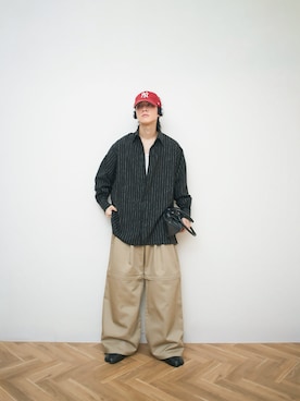 「ESTNATION（エストネーション）のアイテム」を使った、Naotoさん（メンズ・165cm）の夏コーディネート