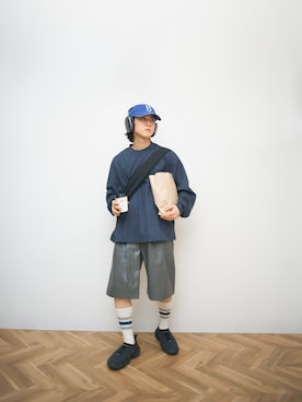 「アイテム（その他）」を使った、Naotoさん（メンズ・165cm）の秋コーディネート