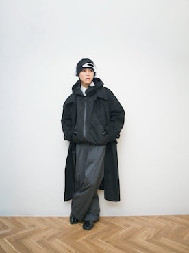 「アイテム（PC・スマホグッズ/家電）」を使った、Naotoさん（メンズ・165cm）の冬コーディネート