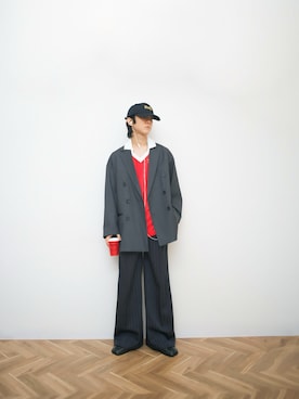 「アイテム（レッグウェア）」を使った、Naotoさん（メンズ・165cm）の秋コーディネート