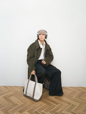 「L.L.Bean（エルエルビーン）のアイテム」を使った、Naotoさん（メンズ・165cm）の冬コーディネート