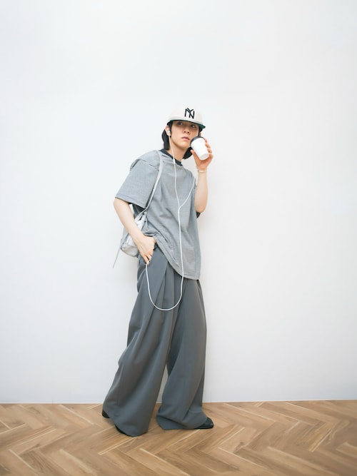 【AMERICAN NEEDLE】ベースボールロゴストレートキャップ
