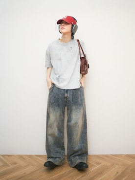 「黒スニーカー」｜Naotoさん（メンズ・165cm）の秋コーディネート