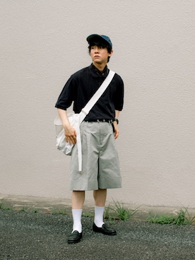 「デニムっていいよね」｜「アイテム（財布/小物）」を使った、Naotoさん（メンズ・165cm）の夏コーディネート