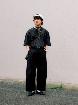 「NEAT（ニート）のアイテム」を使った、Naotoさん（メンズ・165cm）の夏コーディネート