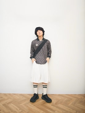 「アイテム（ビューティーグッズ）」を使った、Naotoさん（メンズ・165cm）の秋コーディネート