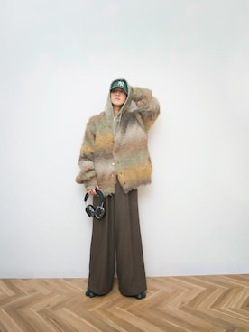 「アイテム（メイクアップ）」を使った、Naotoさん（メンズ・165cm）の冬コーディネート