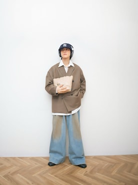 「アイテム（スキンケア）」を使った、Naotoさん（メンズ・165cm）の秋コーディネート