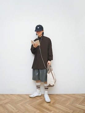 「Needles（ニードルス）のアイテム」を使った、Naotoさん（メンズ・165cm）の春コーディネート