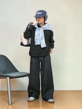 「FRUIT OF THE LOOM（フルーツオブザルーム）のアイテム」を使った、Naotoさん（メンズ・165cm）の秋コーディネート