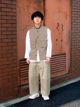 「ハイカットスニーカー」｜Naotoさん（メンズ・165cm）の春コーディネート