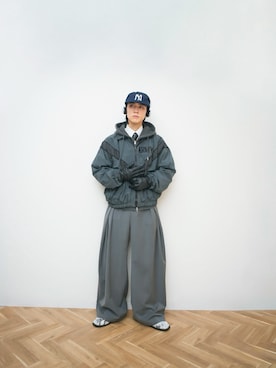 「soerte（ソエルテ）のアイテム」を使った、Naotoさん（メンズ・165cm）の冬コーディネート