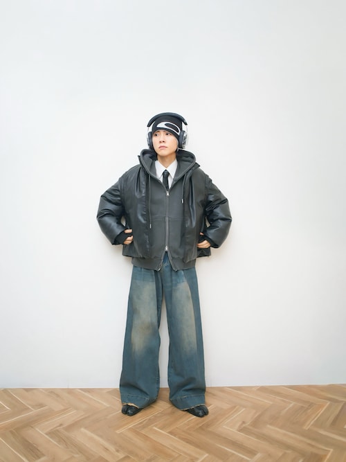 セール】2way high neck down jacket / 2wayハイネックリアルダウン