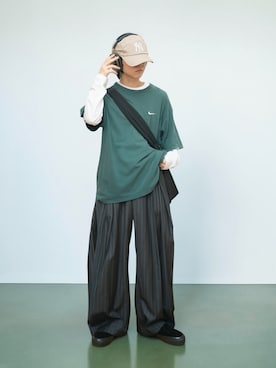 「TOUT VERT（トゥヴェール）のアイテム」を使った、Naotoさん（メンズ・165cm）の秋コーディネート