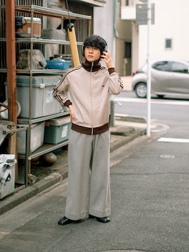 「adidas（アディダス）のアイテム（ジャケット/アウター）」を使った、Naotoさん（メンズ・165cm）の春コーディネート