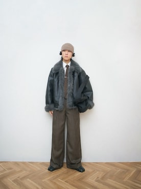 「ESTNATION（エストネーション）のアイテム」を使った、Naotoさん（メンズ・165cm）の冬コーディネート