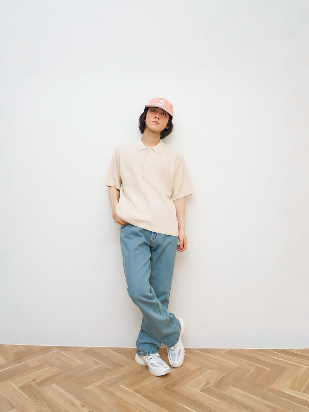 Supreme のアイテムを使った「ニットポロ」の人気ファッション