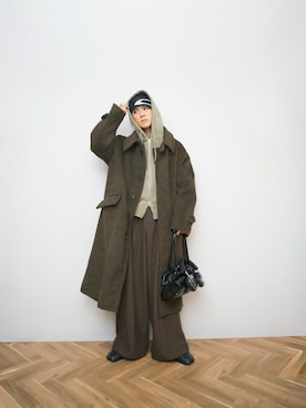 「アイテム（ヘッドフォン/イヤホン）」を使った、Naotoさん（メンズ・165cm）の冬コーディネート