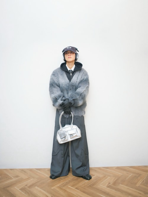 Heavy weight double zip-up hoodie（decadent paint) /ヘビーウェイト