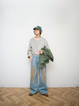 「アイテム（スキンケア）」を使った、Naotoさん（メンズ・165cm）の秋コーディネート