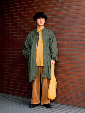 「M-65」｜「アイテム（その他）」を使った、Naotoさん（メンズ・165cm）の冬コーディネート
