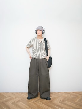 「soerte（ソエルテ）のアイテム」を使った、Naotoさん（メンズ・165cm）の春コーディネート