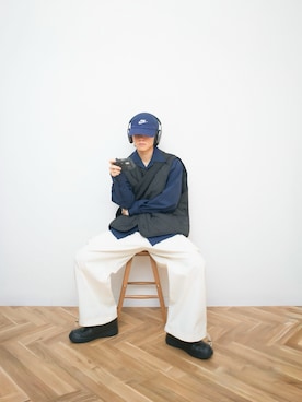 「アイテム（インテリア）」を使った、Naotoさん（メンズ・165cm）の秋コーディネート