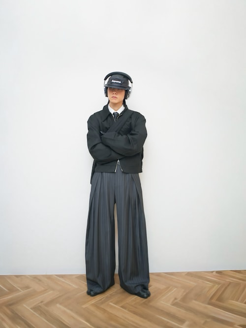 セール】Loose Curve Tuck Short Blouson / ルーズカーブタック 